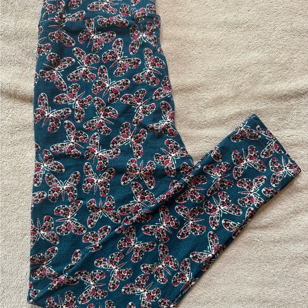 Lularoe butterfly leggings OS